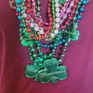 Budweiser Multicolor Beaded Necklace Set